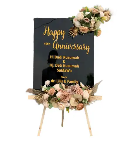 Papan Bunga Akrilik gowa